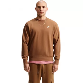 Nike Club FT vyriškas džemperis šviesiai rudos spalvos FN3888 270 2XL