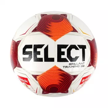 Select Brillant Training DB Betclic 1 Liga v25 futbolo kamuolys, baltas-oranžinis, 1007848/121299, 5 dydis