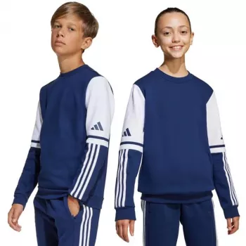 adidas Squadra 25 Sweat Crew vaikiškas megztinis tamsiai mėlynas JD4814 164cm