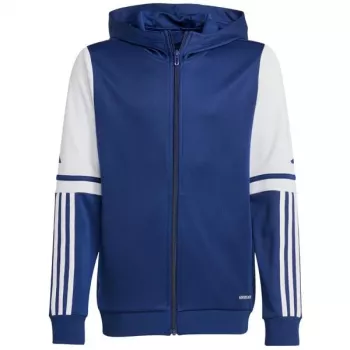 adidas Squadra 25 Hoody vaikiškas džemperis su gobtuvu tamsiai mėlynos ir baltos spalvos JD4800 128cm