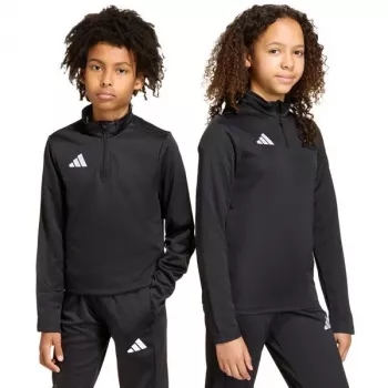 adidas Entrada 26 treniruočių megztinis vaikams, juodas JZ6630 128cm