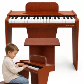 SUPRIMO KID PIANO 1 WOOD mini pianinas, 37 klavišų, medžio apdaila