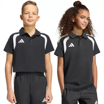 adidas Tiro 26 League Polo marškinėliai vaikams, juodi, KF3407, 164 cm
