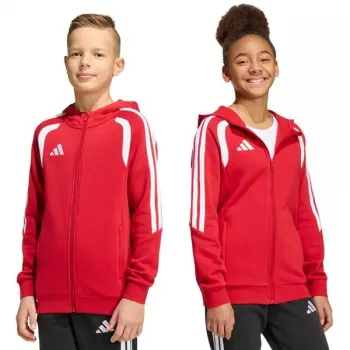 adidas Tiro 26 League Sweat Full Zip Hoodie vaikams, raudona, KF9101, 164 cm