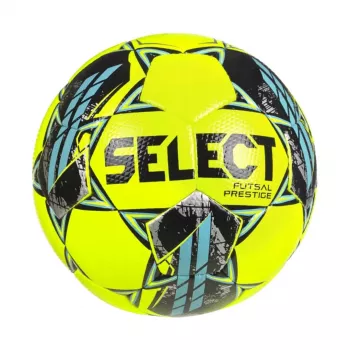 Select Hala Futsal Prestige futbolo kamuolys, geltonai mėlynas, 301017, 4 dydis
