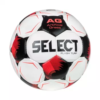 Select FB Flash Turf v26 FIFA Basic futbolo kamuolys, 5 dydis, baltai-juodai-raudonas, 110056