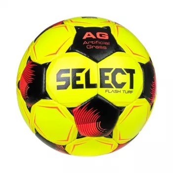 Select FB Flash Turf v26 FIFA Basic futbolo kamuolys, 5 dydis, geltonai raudonas