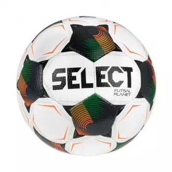 Select Futsal Planet v26 FIFA Basic salės futbolo kamuolys baltai-juodai-oranžinis-žalias 1014387 310021 4