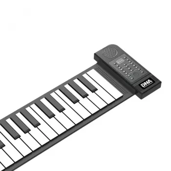DNA ROLL 61 V2 sulankstoma silikoninė klaviatūra, 61 klavišų, USB, juoda