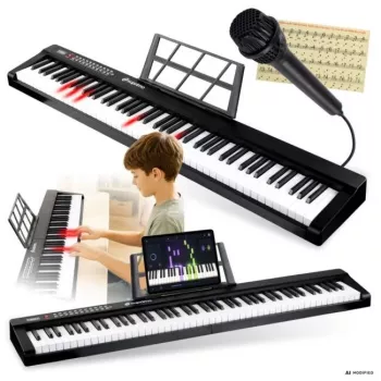 SUPRIMO P-881 BK nešiojamas skaitmeninis pianinas, juodas