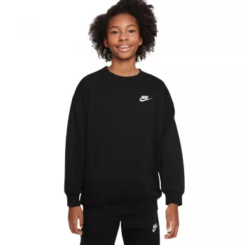 Nike Sportswear Club Fleece vaikiškas megztinis juodas FD2923 010 M