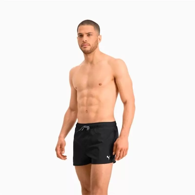 PUMA Swim Men Length Swim vyriški plaukimo šortai, juodi, 907658 07, M dydis