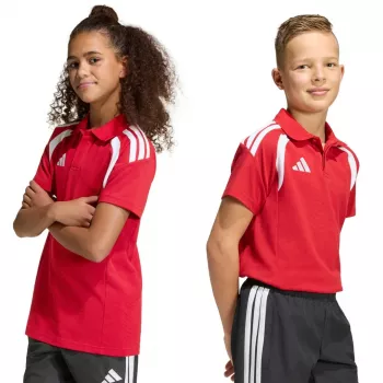 adidas Tiro 26 League Polo marškinėliai vaikams, raudoni KF3408 152cm