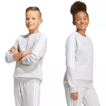 adidas Tiro 26 League Sweat Crew vaikiškas sportinis megztinis, pilkas, KF5823, 140cm