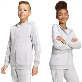 adidas Tiro 26 League Sweat Full Zip Hoodie vaikams, pilkas, KF3323, 140cm