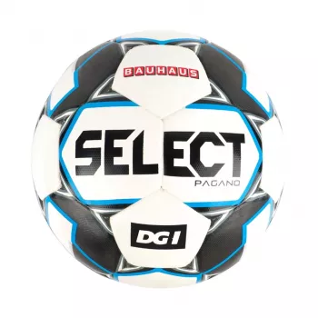 Select Pagano DGI futbolo kamuolys, baltai-juodai-mėlynas, 17823, 4 dydis