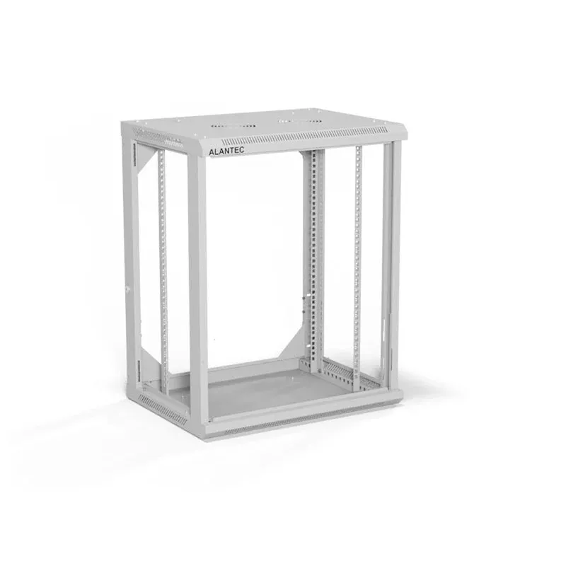 A-LAN ALANTEC 19 colių 15U 600x450 sieninis spintelė, pilka