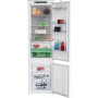 BEKO Šaldytuvas BCNA306E4SN įmontuojamas, 193,5 cm, energijos klasė E, HarvestFresh, Neo Frost, Metal Wall