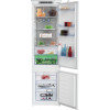 BEKO Šaldytuvas BCNA306E4SN įmontuojamas, 193,5 cm, energijos klasė E, HarvestFresh, Neo Frost, Metal Wall
