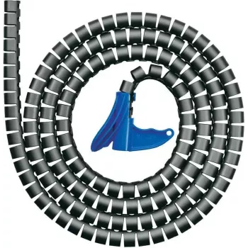 HellermannTyton 161-64301 Spiralflex SFPP spiralinė apvija, polipropilenas, juoda, 10 mm išorinis skersmuo, 25 m ilgio, -60 iki 110 °C