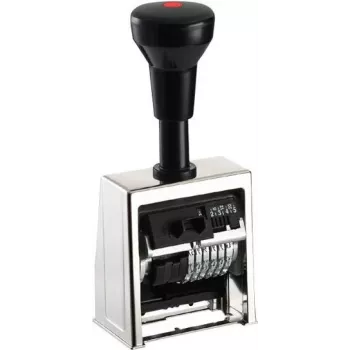 REINER SCT B6 automatinis numeravimo aparatas, 6 skaitmenys, 5,5 mm, aukšto blizgumo chromuotas metalas