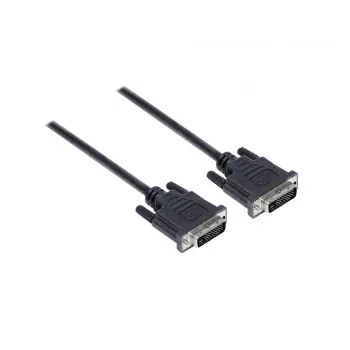 EXSYS DVI-D Dual Link kabelis 24+1 pin Male to Male 5m juodas EX-K6310-5