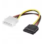 EXSYS S-ATA maitinimo kabelis 1 x 4 pin į 1 x 15 pin, 15 cm (EX-K3610)