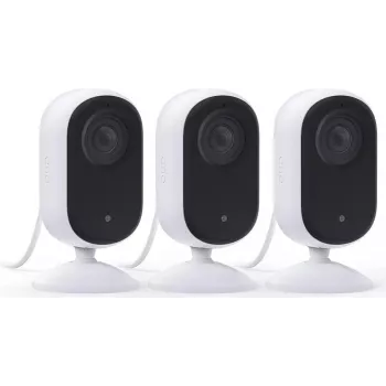 Arlo Essential 3 2K Pan-Tilt-Zoom vidinė apsaugos kamera (2 vnt., balta)