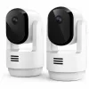 Arlo Essential 3 2K Pan-Tilt-Zoom vidinė apsaugos kamera (2 vnt., balta)