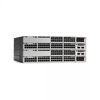 Cisco Catalyst 9300 48 prievadų PoE+ tinklo komutatorius su Network Advantage