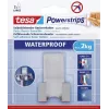 tesa Powerstrips WAVE WATERPROOF nerūdijančio plieno skustuvo laikiklis, 1 vnt.