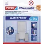 tesa Powerstrips WAVE WATERPROOF nerūdijančio plieno skustuvo laikiklis, 1 vnt.