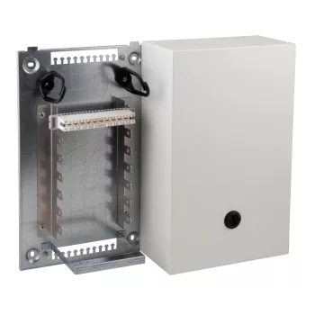 EFB Elektronik VKA8 optinės skaidulos sieninis korpusas su pagrindo plokšte ir VKA montavimo rinkiniu 10DA 46019N.1V10