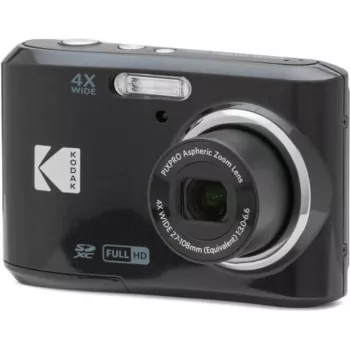 Kodak PIXPRO FZ45 16 MP kompaktinis fotoaparatas - 4x optinis priartinimas, 2,7 inch LCD, HD vaizdo įrašas, juodas
