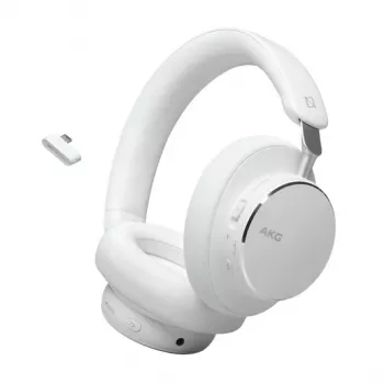 AKG N9 Hybrid belaidės ausinės su adaptyviuoju ANC, Bluetooth 5.3 - baltos