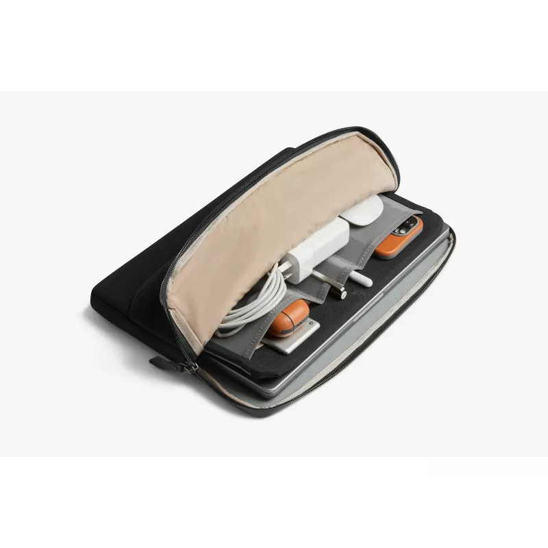 Bellroy Laptop Caddy 14 inch nešiojamojo kompiuterio dėklas su priedų kišenėmis - juodas