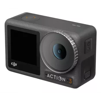 DJI Osmo Action 3 Standard Combo - 4K veiksmo kamera su dviem jutikliniais ekranais, RockSteady 3.0, 16 m atspari vandeniui, juoda CP.OS.00000220.01