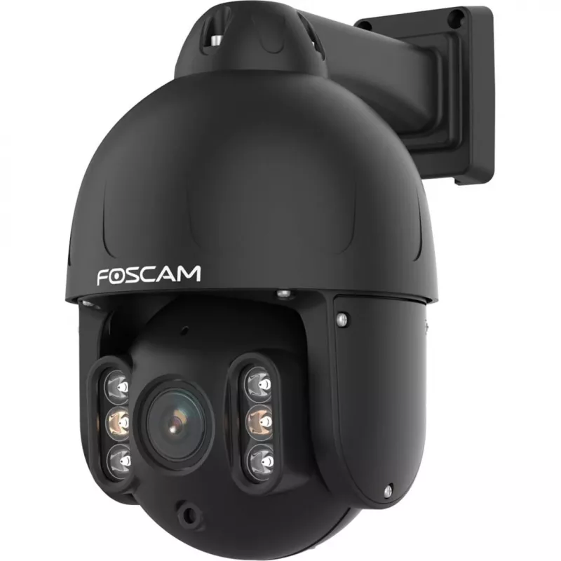 Foscam SD8EP lauko apžvalgos kamera su pasukimo ir pakreipimo funkcija, PoE, 8MP 4K, 4x optinis priartinimas, IP66, juoda