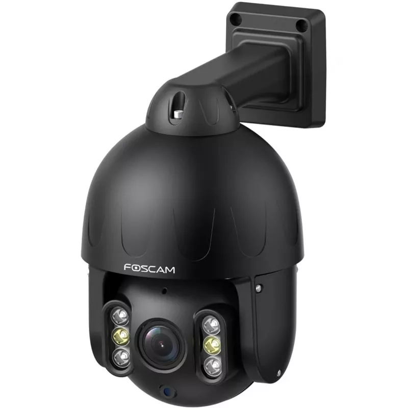 Foscam SD8EP lauko apžvalgos kamera su pasukimo ir pakreipimo funkcija, PoE, 8MP 4K, 4x optinis priartinimas, IP66, juoda