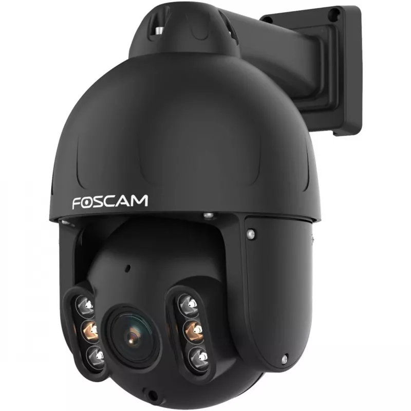 Foscam SD8EP lauko apžvalgos kamera su pasukimo ir pakreipimo funkcija, PoE, 8MP 4K, 4x optinis priartinimas, IP66, juoda