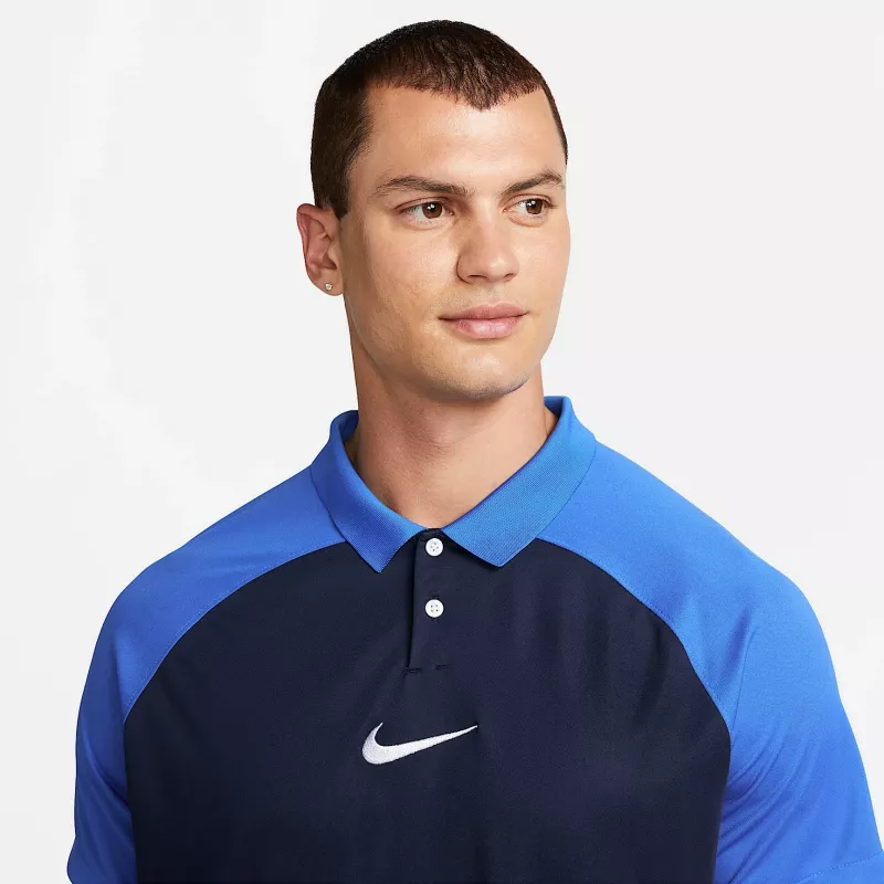 Nike Academy Pro vyrų trumpų rankovių polo marškinėliai Obsidian/White DH9228 451 L