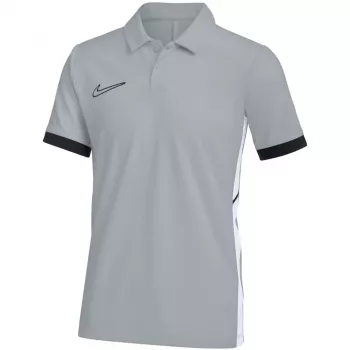 Nike Dri-FIT Academy vaikiški futbolo marškinėliai su polo apykakle, pilki FZ9763 012 XL