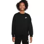 Nike Sportswear Club Fleece pilno užtrauktuko megztinis su gobtuvu - juodas - didelių vaikų XL