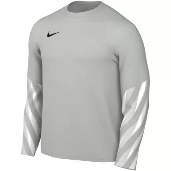 Nike Dri-FIT Park V Stadium futbolo marškinėliai vyrams, tamsiai pilki/balti, M dydis