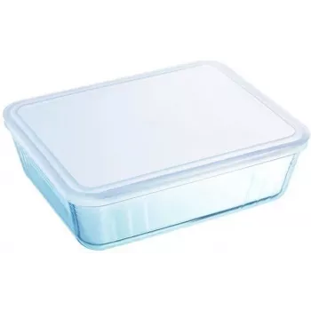 PYREX apvalus troškinimo indas su dangčiu, 0,8 L, borosilikatinis stiklas