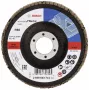 Bosch X431 Standard 115 mm, 80 grūdėtumo, tiesusis, metalo šlifavimo diskas su stiklo pluošto pagrindu, 2608603714