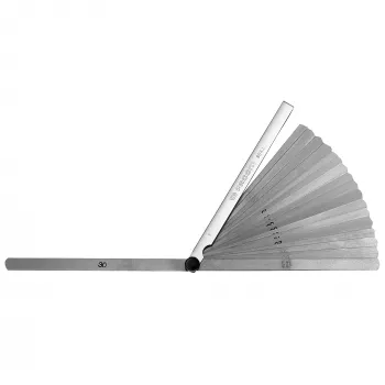 Facom 804.L metrinis tarpų matuoklių rinkinys, 19 plokštelių, 0,04-1,00 mm, 150 mm ilgio, apvalus