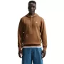 Nike Club Fleece vyriškas džemperis su apvalia iškirpte rudas FN3859 270 S dydis