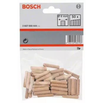 Bosch mediniai kaiščiai 6 mm x 30 mm, 50 vnt. 2607000444
