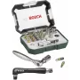Bosch Accessories Promoline 2607017392 27 dalių atsuktuvų antgalių rinkinys su plokščiais, Phillips, Pozidriv, šešiakampiais ir Torx antgaliais, dėkle